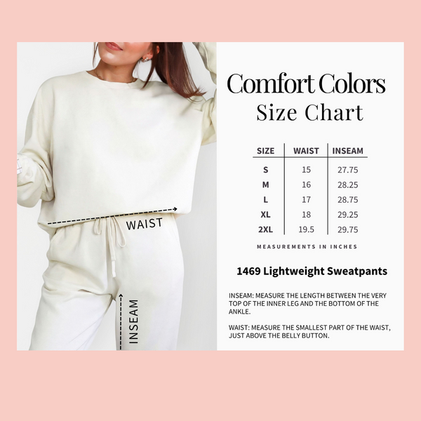 Comfort Colors Blue Jean Joggers