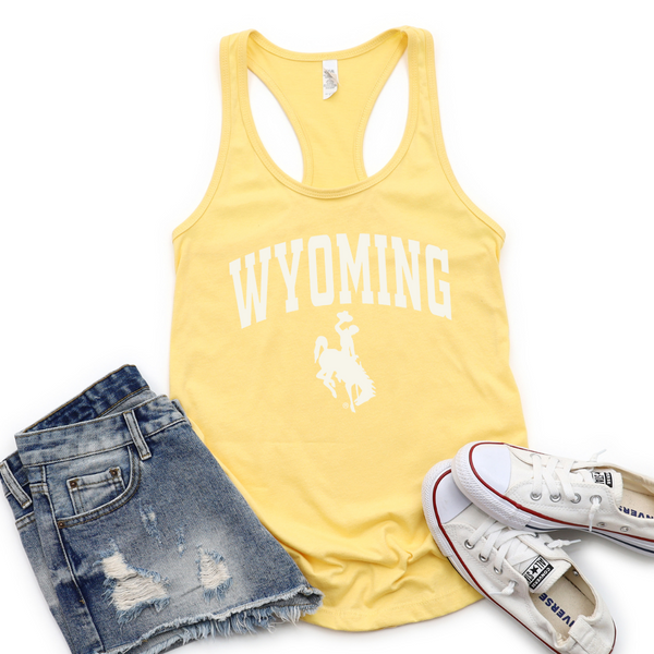 Lemon/ New Old School Racerback Tank