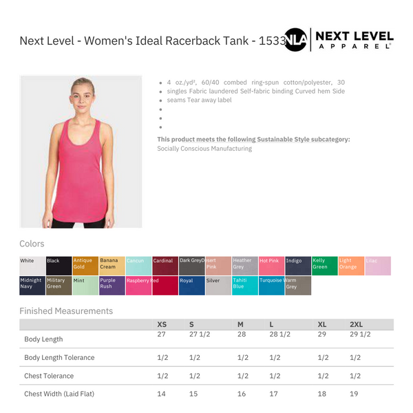Grab Bag Next Level Tanks 2 Tanks!