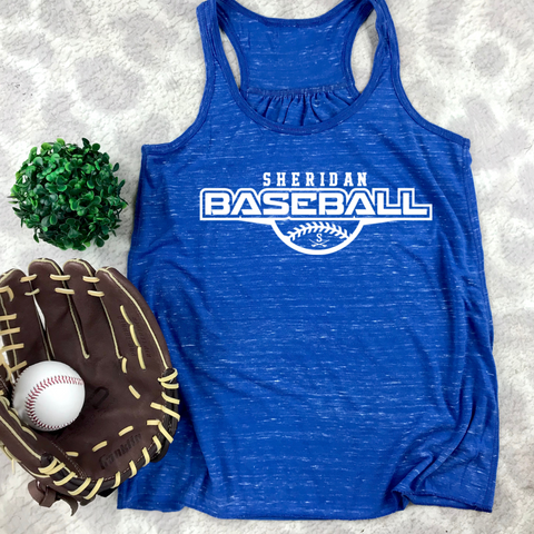 Royal Marble Bella Canvas/Sheridan Baseball Tank {pre-order]