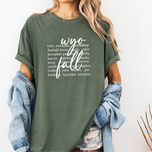 Moss WYO Fall Comfort Colors Tee