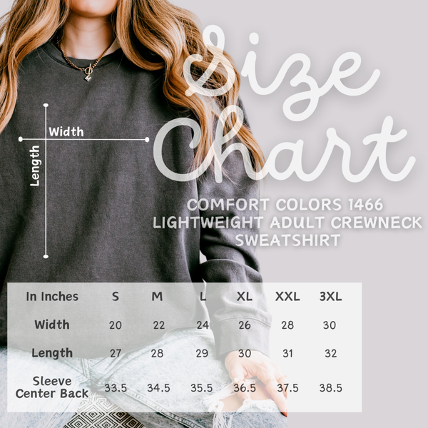 Tan Leopard WYO/Peachy Lightweight Comfort Colors Crewneck