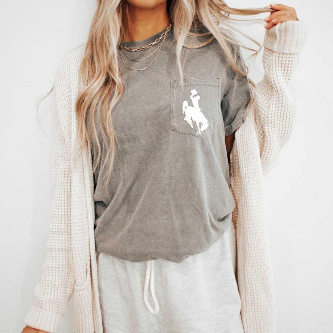 Granite/ Steamboat Pocket Comfort Colors Tee