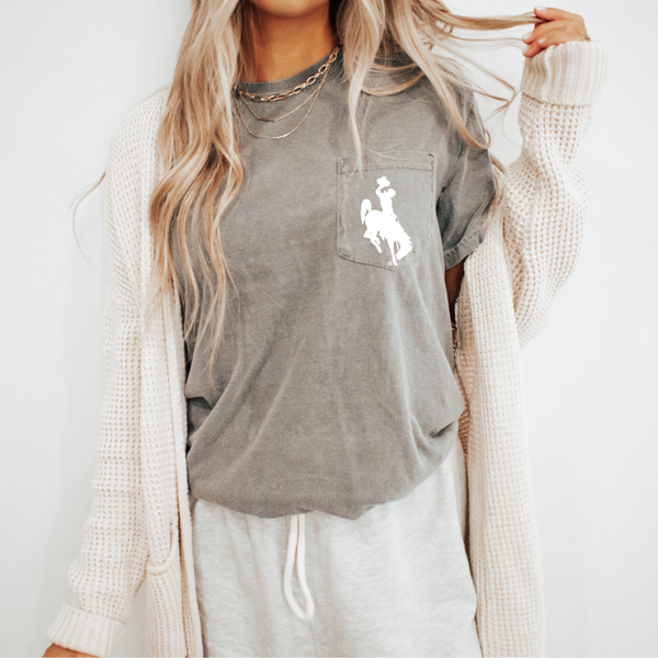 Granite/ Steamboat Pocket Comfort Colors Tee