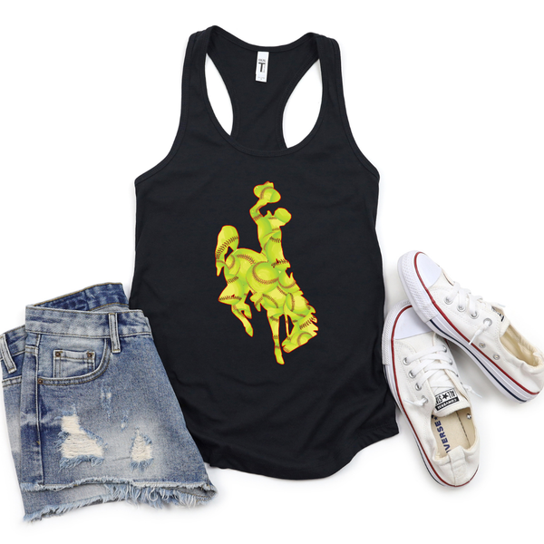 SOFTBALL Steamboat Next Level Racerback Tank