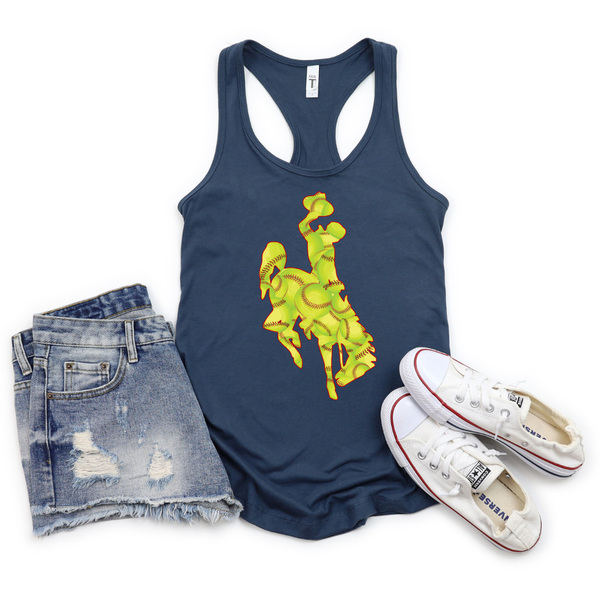 SOFTBALL Steamboat Next Level Racerback Tank