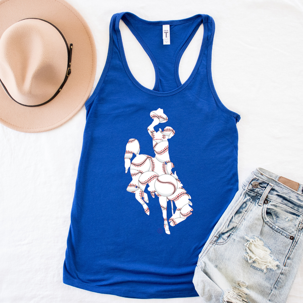 BASEBALL Steamboat Next Level Racerback Tank