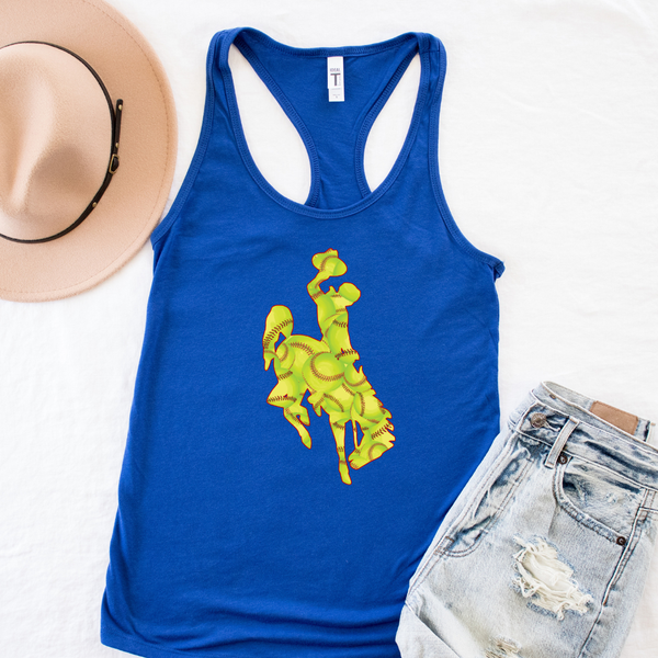 SOFTBALL Steamboat Next Level Racerback Tank