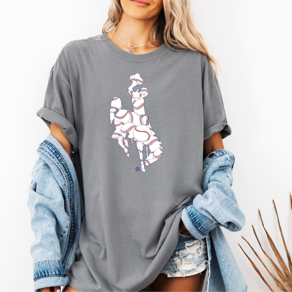 Baseball Steamboat Comfort Colors Tee