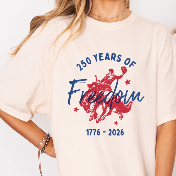 SHORT Sleeve Ivory 250 Years Comfort Colors Tee