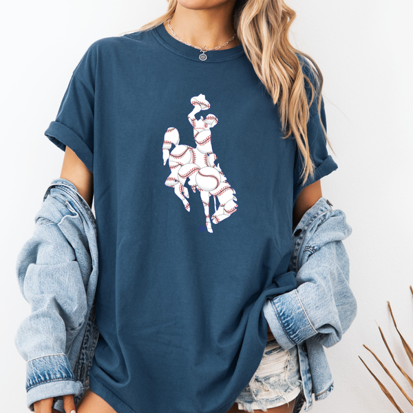Baseball Steamboat Comfort Colors Tee