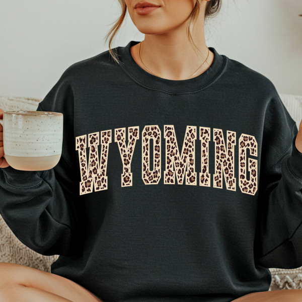 Black Leopard WYOMING Crewneck