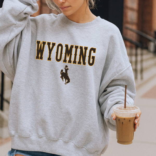 WYO Athletic/ Ash Softstyle Crewneck