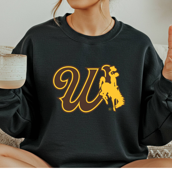 Black/ W Steamboat Gildan Sweatshirt