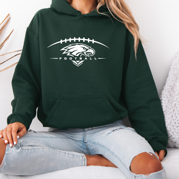 Tongue River Eagle Football Hoodie (More Colors)
