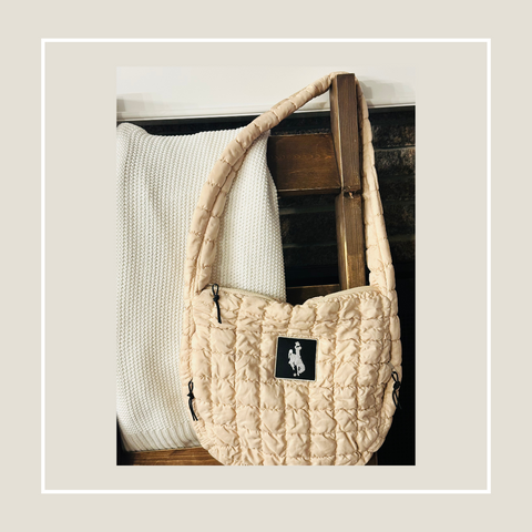 Sand Quilted Tote