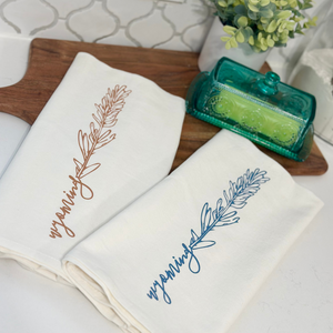 Natural/ Steamboat Single Indian Paintbrush Flour Sack Towel