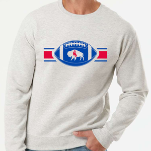 Oatmeal/Buffalo Steamboat Football Fleece