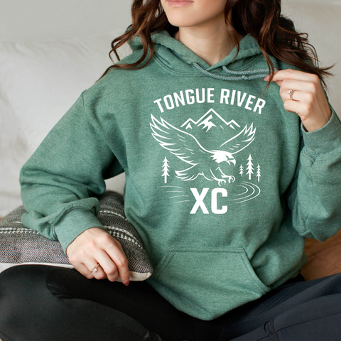 Hoodie Heather Forest TRHS Cross Country