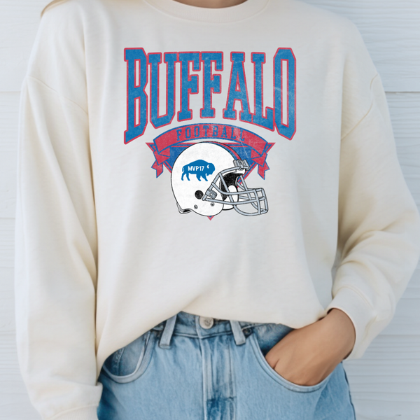Sweet Cream/Vintage Buffalo MVP Crewneck