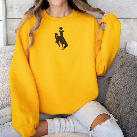 Gold/Brown Steamboat Crewneck