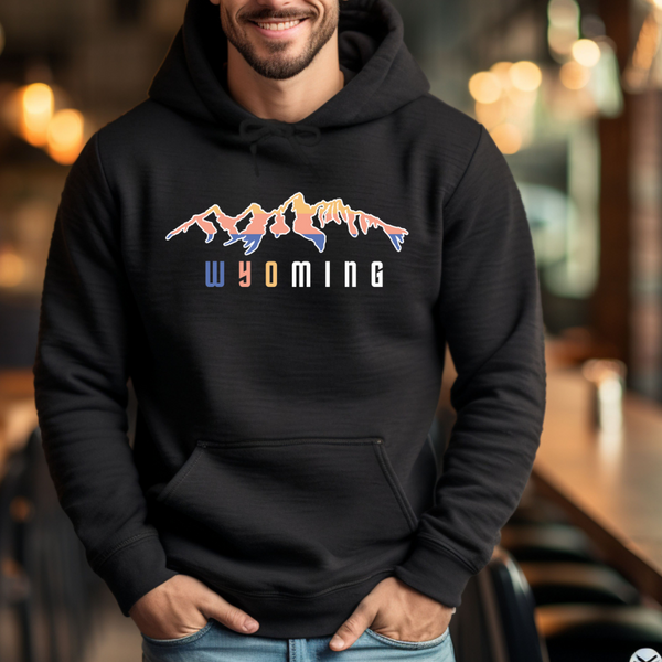 Teton Sunset Black Gildan Hoodie