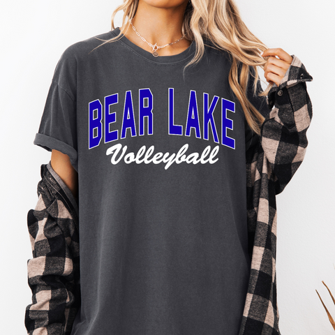 Pepper SHORT Sleeve Bear Lake Volleyball Comfort Colors Tee