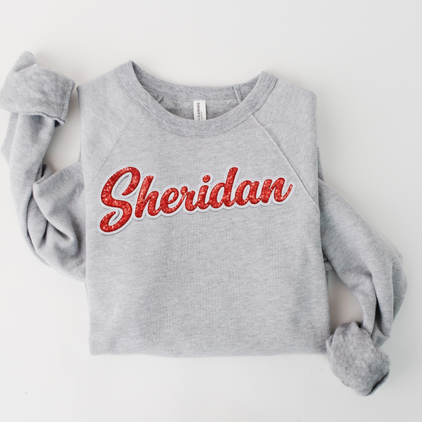 Bella Canvas/ Sheridan Sequin Pre-Order Crewneck