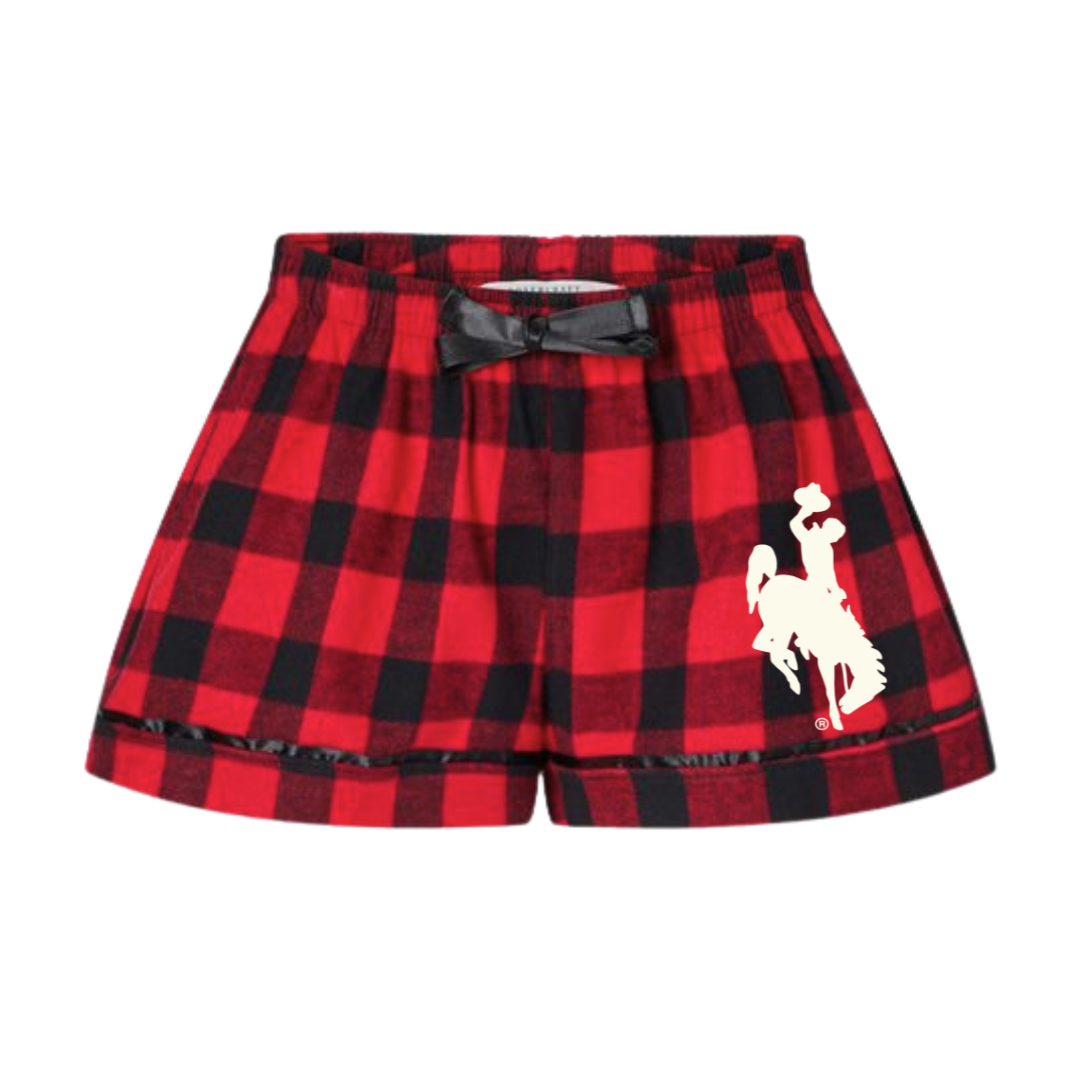Buffalo Plaid/Ivory Steamboat Women's Flannel Shorts