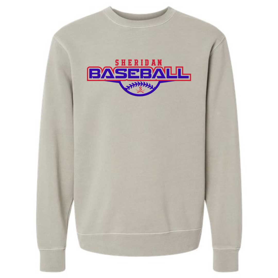 Pigment Cement/ Sheridan Baseball Crewneck {pre-order}