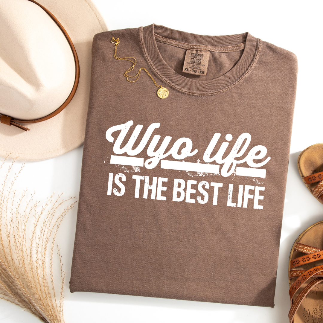 Comfort Colors Espresso WYO Life Short Sleeve Tee