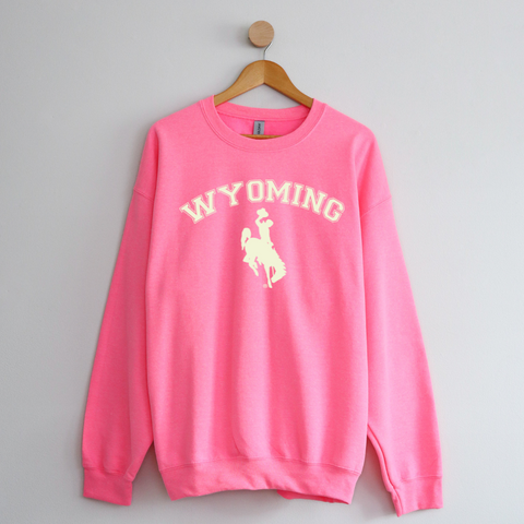 Easter Pink/Ivory Steamboat Wyoming Crewneck