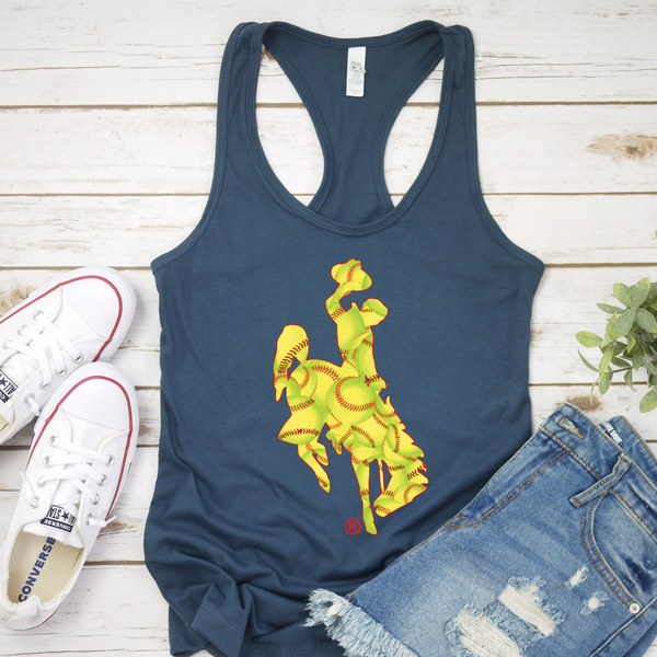 Midnight Softball Next Level Racerback Tank