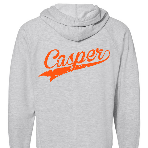 Casper Heather Gray Full Zip Hoodie {pre-order}