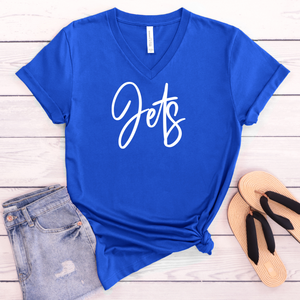 PUFF Ink/ Team/ V Neck Royal Bella Canvas Tee {pre-order}