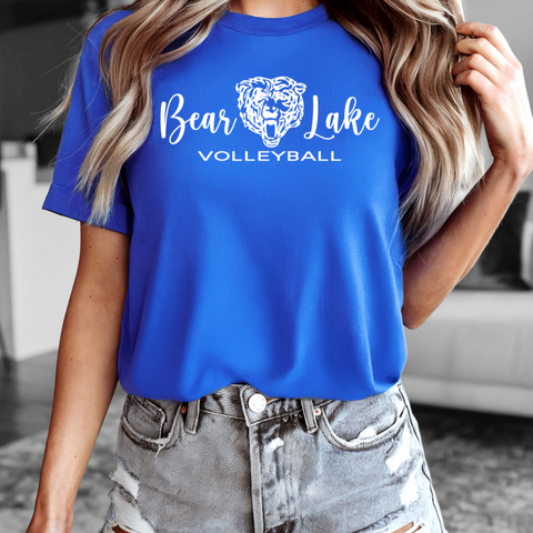 Royal Bella Canvas Bear Lake Script Tee
