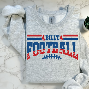 Steamboat Billt Football Ash Crewneck