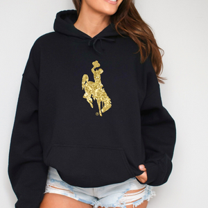 Hoodie Black Glitter Steamboat