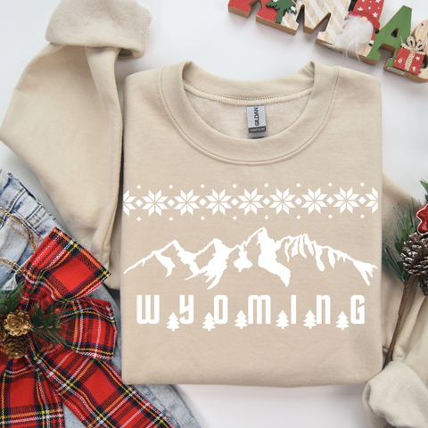 Sand/Winter Teton Crewneck Sweashirt