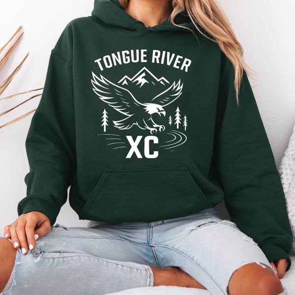 Hoodie Dark Forest TRHS Cross Country