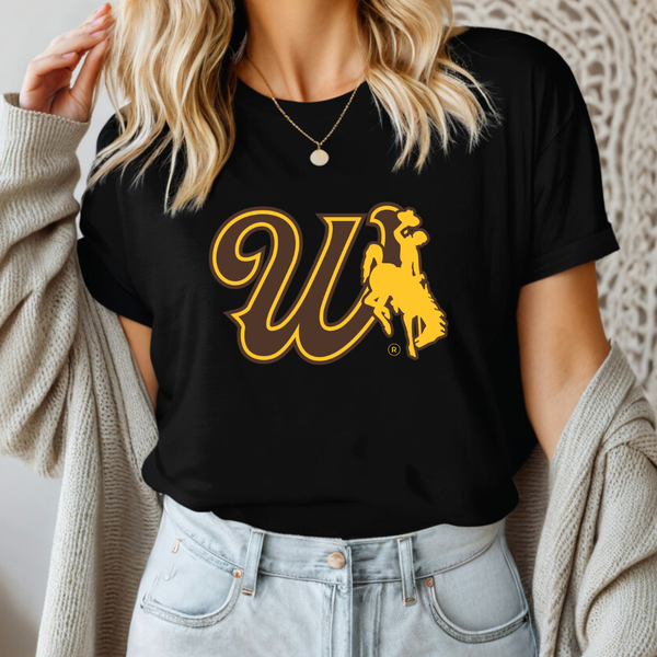 Black/W Steamboat Bella Canvas Tee