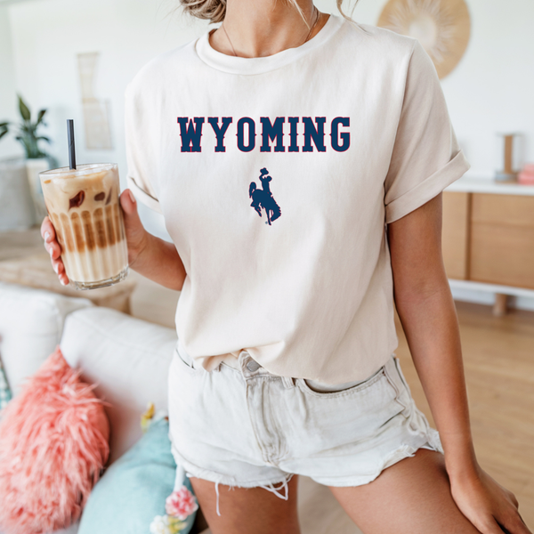 Red WYO & Blue Vintage White Bella Canvas Tee