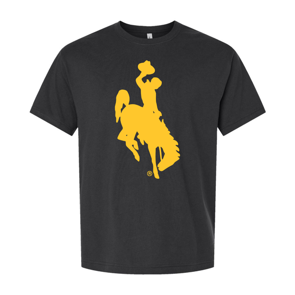 Heavyweight Dark Gray/ Gold Steamboat Bella Canvas Tee