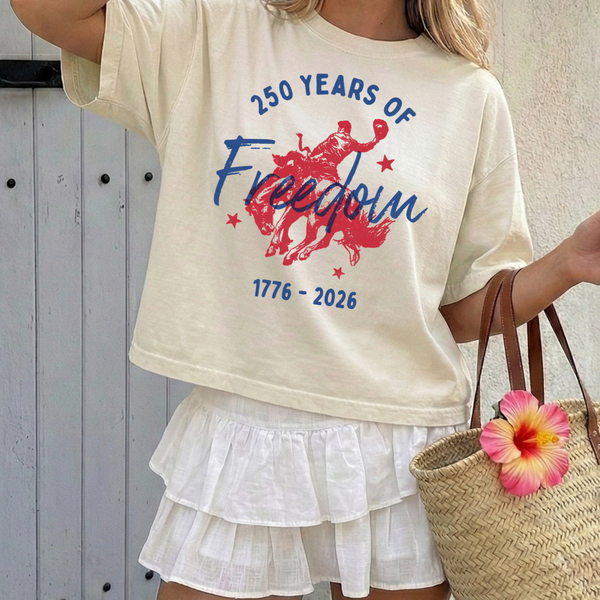 Womens 250 Years Boxy Ivory Comfort Colors Tee