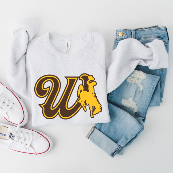Ash Bella Canvas W Steamboat Crewneck