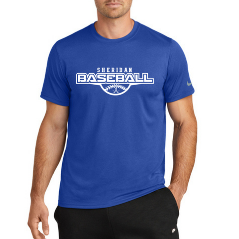 Royal Nike Sheridan Baseball Dri-Fit Tee {pre-order}