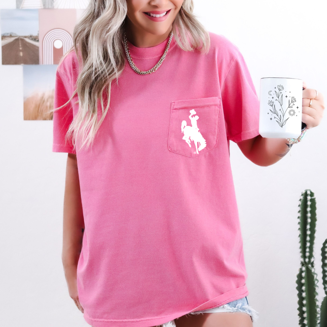 Crunchberry Steamboat Pocket Comfort Colors Tee