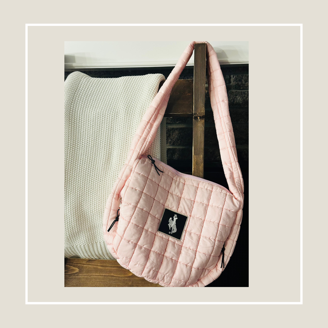 Blush Quilted Puffy Tote {pre-order }