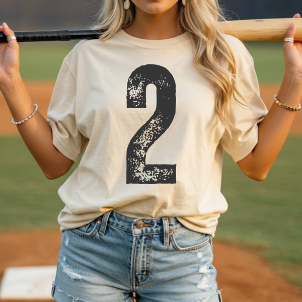 Custom Number/Name SHORT Sleeve Comfort Colors Tee