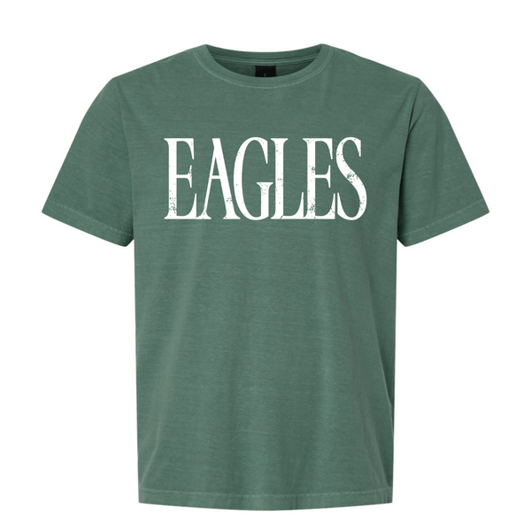 Heavy Weight Washed Pine Garment Dyed Bella Canvas Fashion Eagles Tee